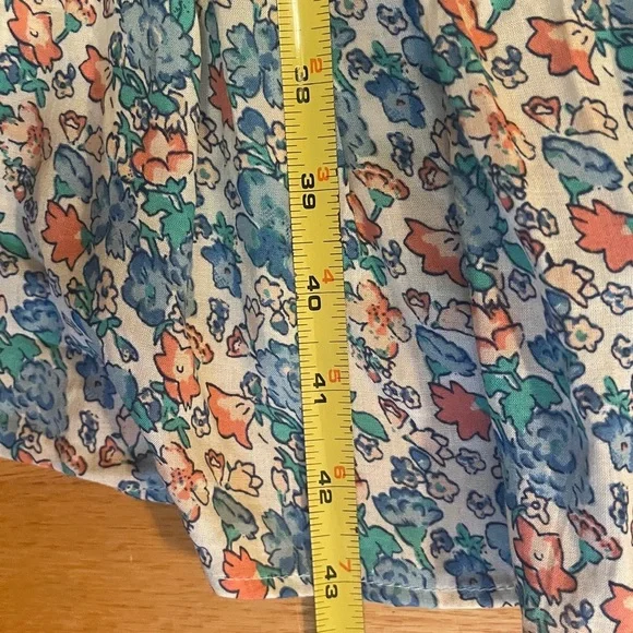 Free People Floral Blue and Pink Maxi Dress - Picture 11 of 11